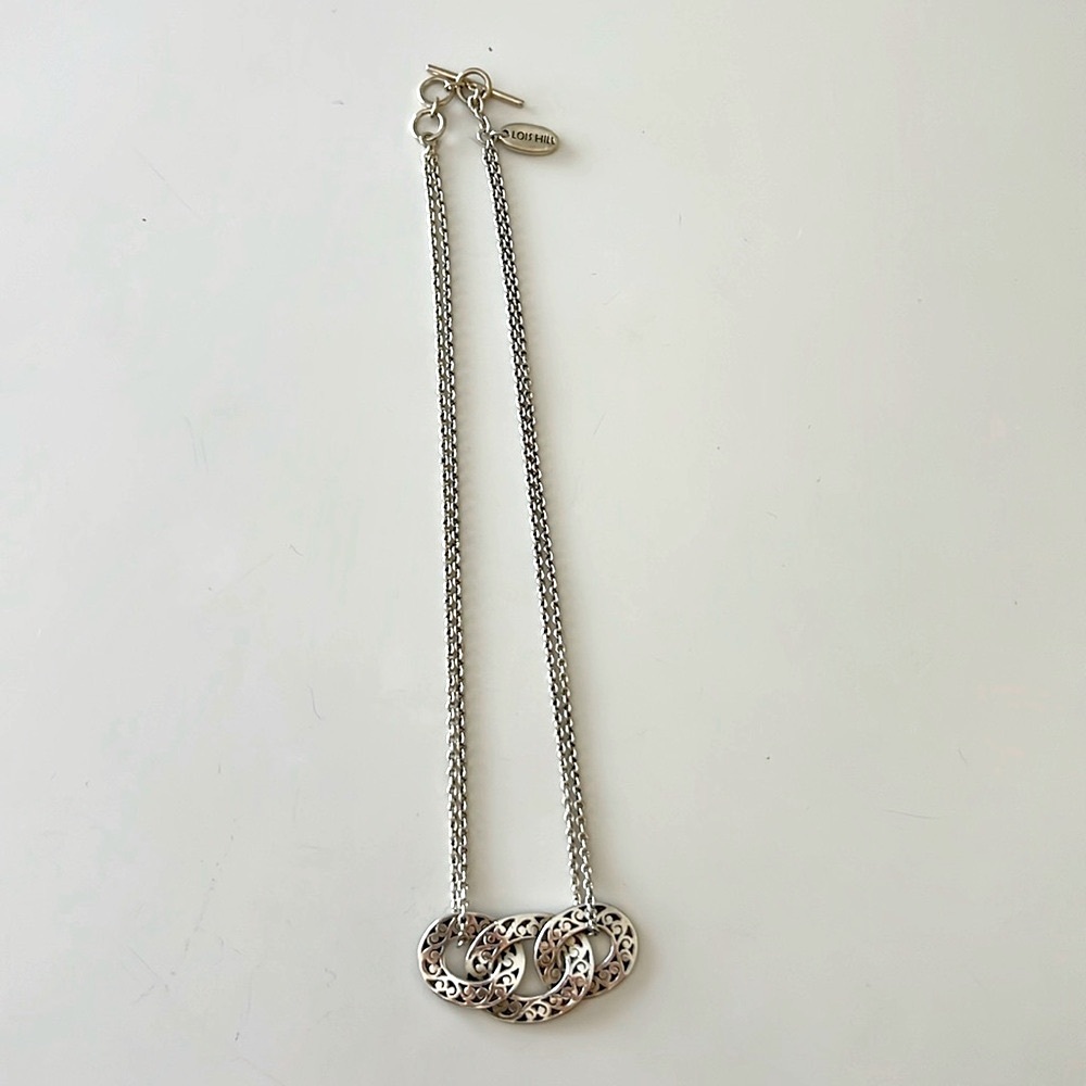 Lois Hill sterling silver necklace
